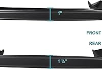 Vista 5 de Spec-D Tuning 4 guardabarros delanteros y traseros de estilo de fábrica, color negro, compatibles con Chevy Silverado 1500 2500HD 3500HD 2007-2013