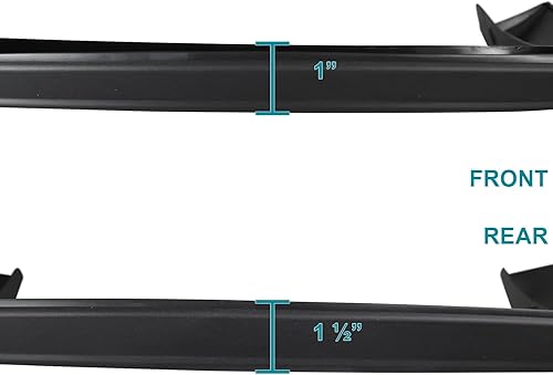 Miniatura 5 de Spec-D Tuning 4 guardabarros delanteros y traseros de estilo de fábrica, color negro, compatibles con Chevy Silverado 1500 2500HD 3500HD 2007-2013