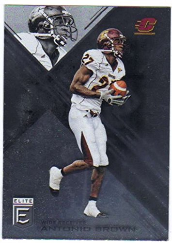 2017 Panini Elite Draft Picks #9 Antonio Brown Central Michigan Chippewas