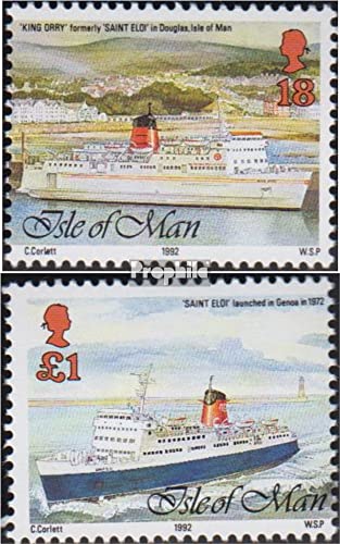 Prophila Collection Gran Bretaña - Isle De Hombre 521-522 (Completa.edición.) Nuevo con Goma Original ** MNH 1992 exposicion de Sellos (Sellos para los coleccionistas) Navegación/Barcos