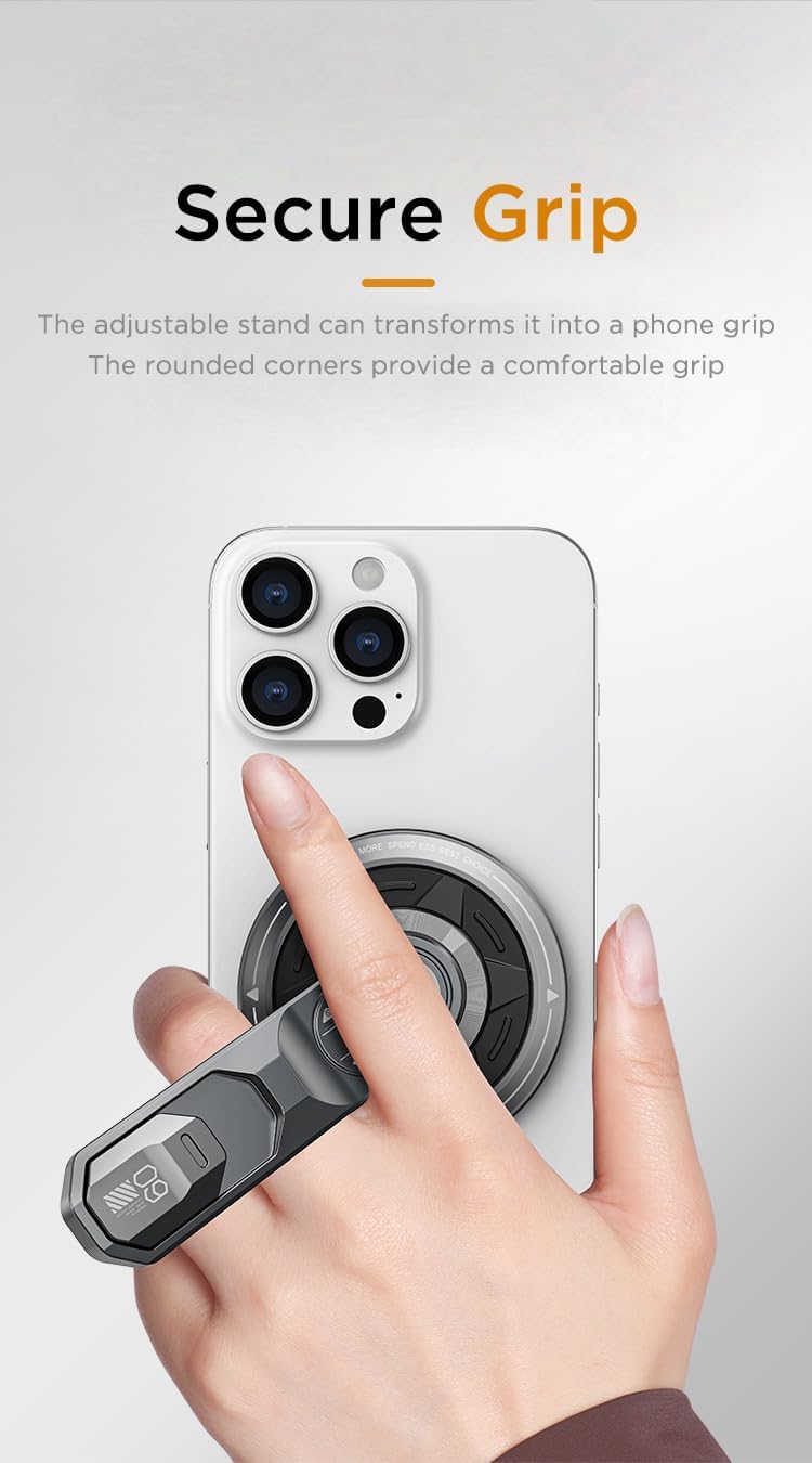 for MagSafe Phone Grip, Magnetic Phone Holder with Fidget Slider Toy Design, Magnetic Phone Stand for iPhone 17/16/15/14/13/12 Series - Image 5