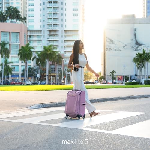 Travelpro Maxlite 5 Softside 2pc Set Expandable Carry On Luggage with 4 Spinner Wheels/Soft Underseat Tote, Lightweight Suitcase, Men and Women 7
