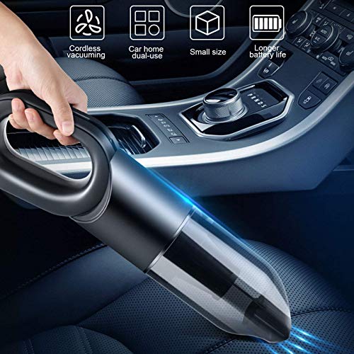 Handheld mini-stofzuiger, ABS draagbare multifunctionele stofzuiger 60 W, draadloze draagbare stofzuiger voor stofzuigen… - Afbeelding 3