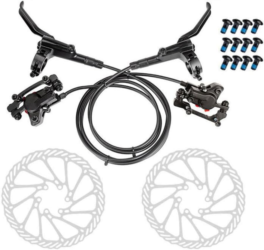 Hydraulic Disc Brakes Set Front Rear Line Pulling Brake Mountain Road Bike Parts Right Left