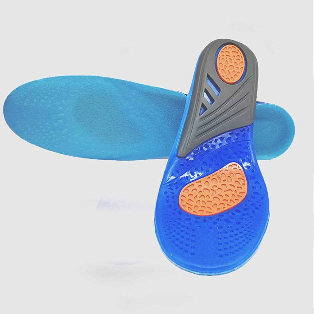 Gel Insole Silicone Orthopedic Massaging Shoe Inserts Sports Shock Absorption Shoe Pad Comfortable for Men Women Shoes Insole