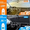 D-Lumina Windshield Sun Shade for Toyo-ta Prius 5th Gen 2023 2024 2025 Accessories, Front Window Sunshade Sun Visor Protector Block UV Rays Heat, Foldable 2 Layers 210T Material