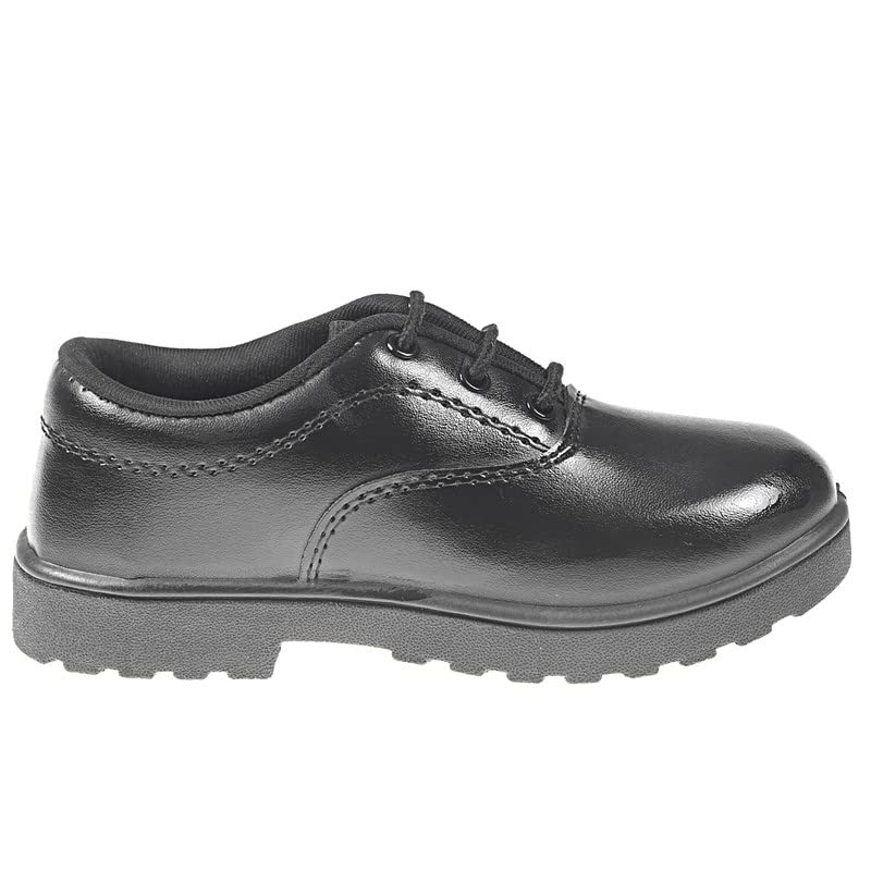 Ektta Boys Boy's Lace Up School Shoes White School Uniform Shoe 4 51FlFr2HdYL