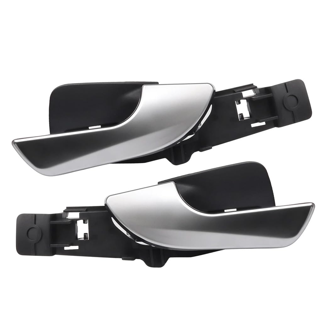 2 Pezzi Lato anteriore sinistro e destro maniglia interna della porta dell'automobile maniglia interna Cromo Argento 156092165 156092167 Per Alfa Romeo Giulietta 2010-2018 Van 2011-2018