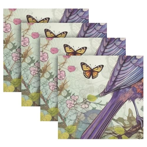 Set de 6 Servilletas de Tela Cuadradas Satinadas miniatura 5
