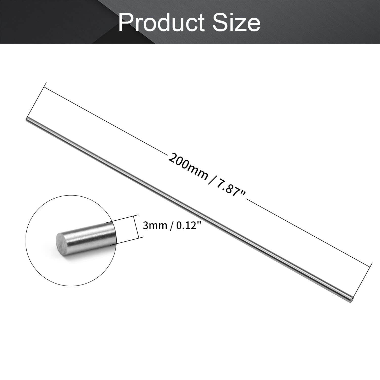 Asta Rotonda In Acciaio Da 1 Mm, Utensile Per Tornio HSS