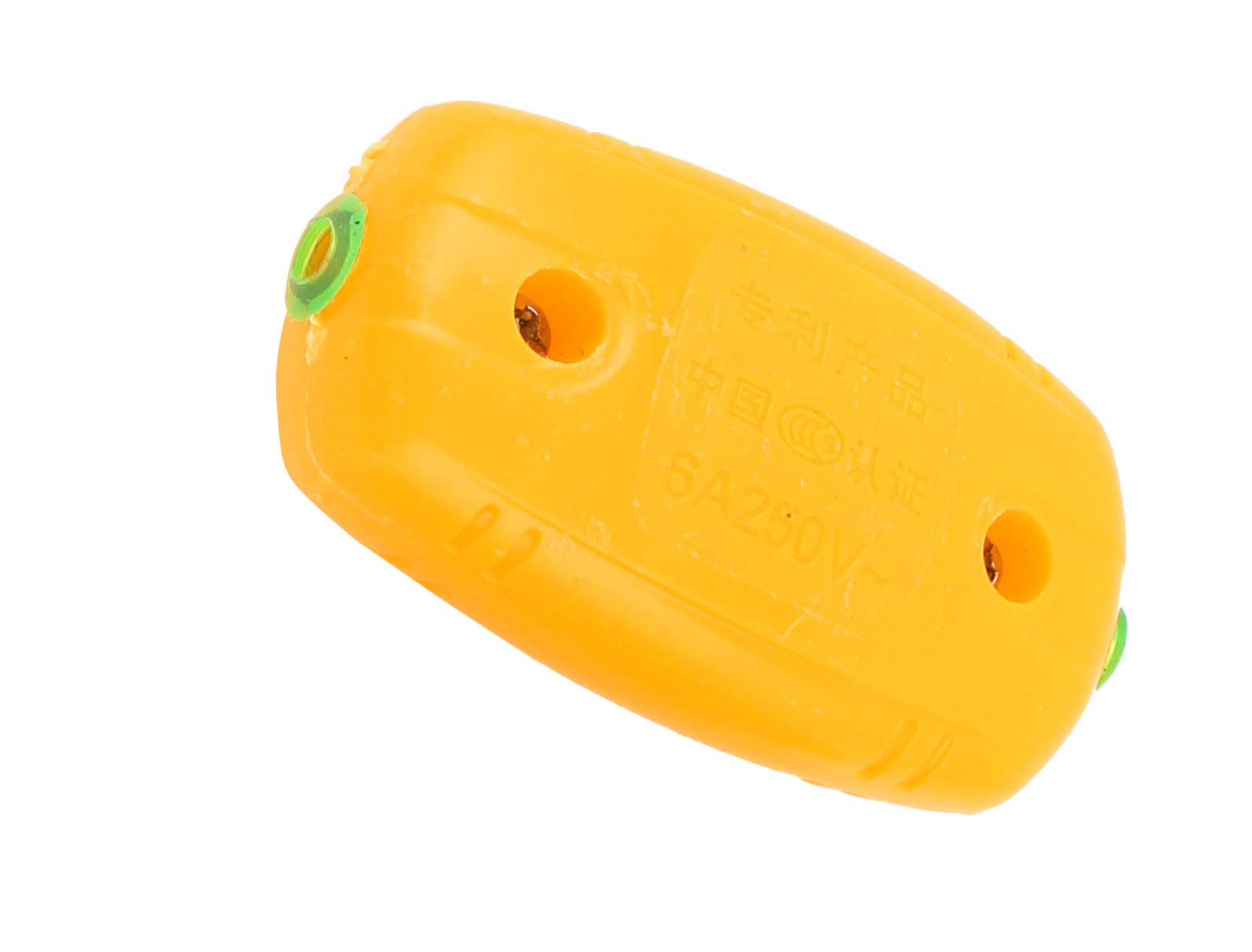 Aexit AC 250V Outlets & Accessories 6A Bedroom ON/Off Button in Line Cord Lamp Switch Outlet Switches 2pcs Orange