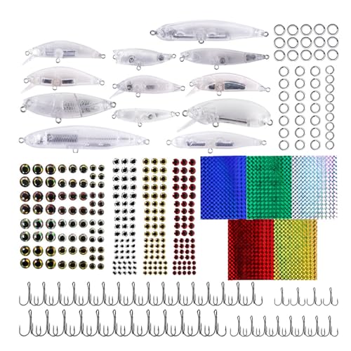 Kit Minnow appâts non peints pour éviter les leurres trop chers
