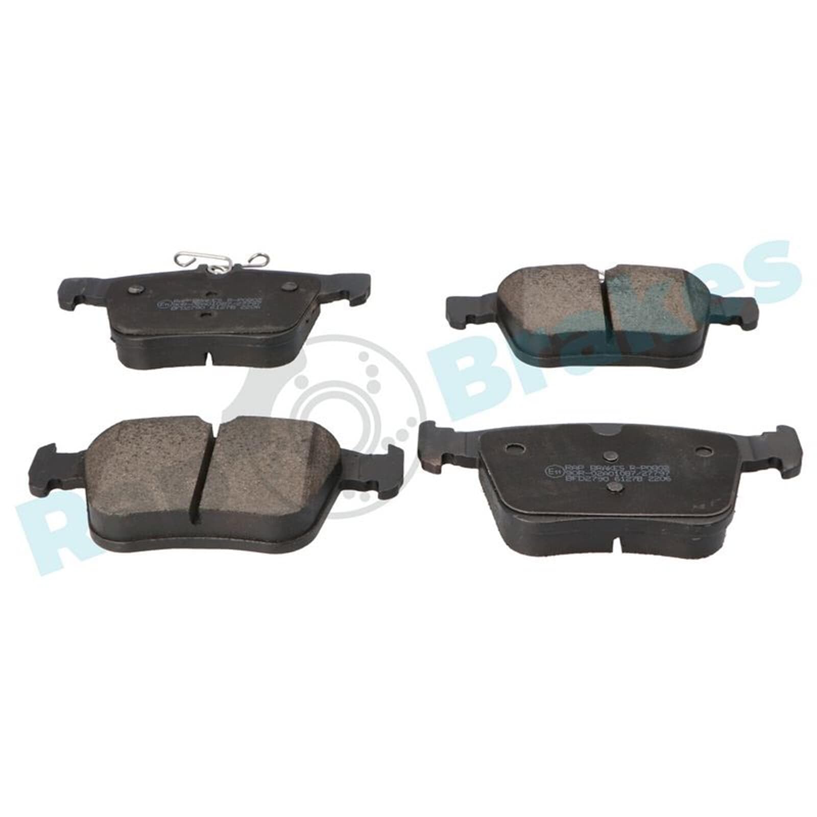 RAP Brakes Bremsscheiben + Beläge hinten | R-D0947C + R-P0802 passend für Golf 7 A3 8V Leon