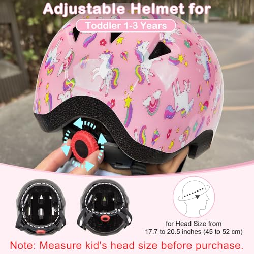 Image of Toddler Bike Helmet, Kids Helmets Baby Infant Bike Helmet for Kids Toddlers Boys Girls Age 1-3 /2-4 /3-5 /5-8 for Biking Scootering Skateboarding
