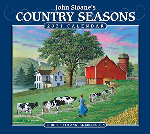 John Sloane s Country Seasons 2022 Deluxe Wall Calendar