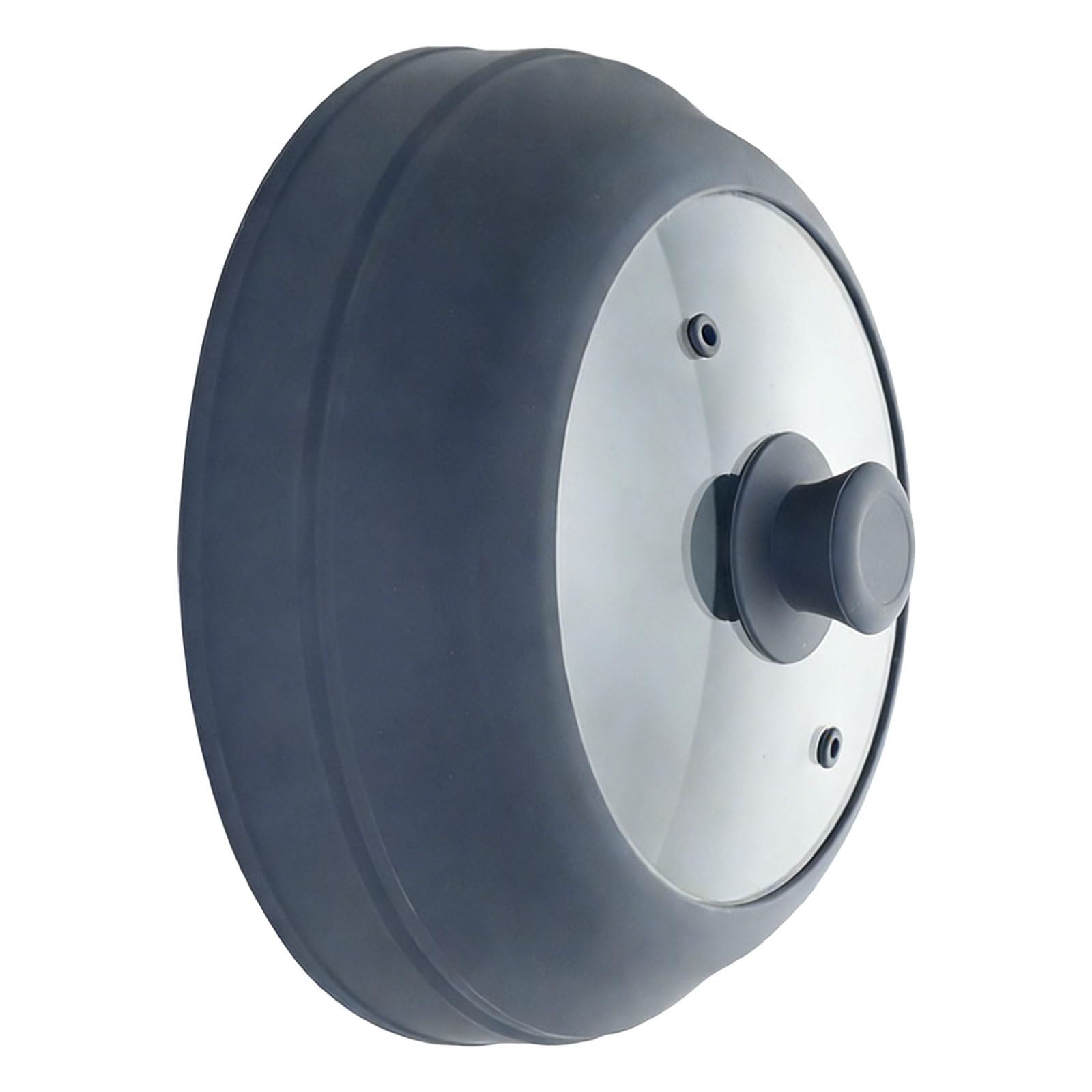 Copertura per schizzi di microonde con manico in silicone e design pieghevole per una facile conservazione e pulizia, 27 cm, grigio per cucina essenziale per microonde