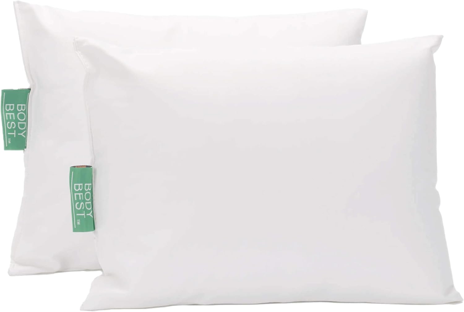 BodyBest Small Vinyl Shoulder Support Pillow 9x12inch 2 Pack | White | Vinyl Shoulder Pillow Ideal for Clinics and Spas (2)