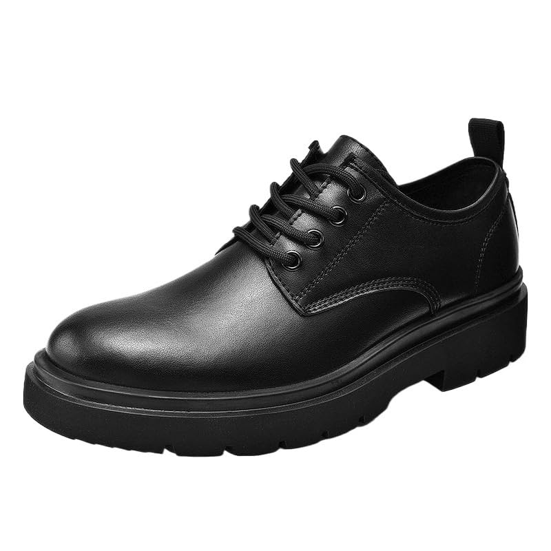 Mens Retro Comfortable Business Height Increasing Non-Slip Softsole Walking Oxford Shoes