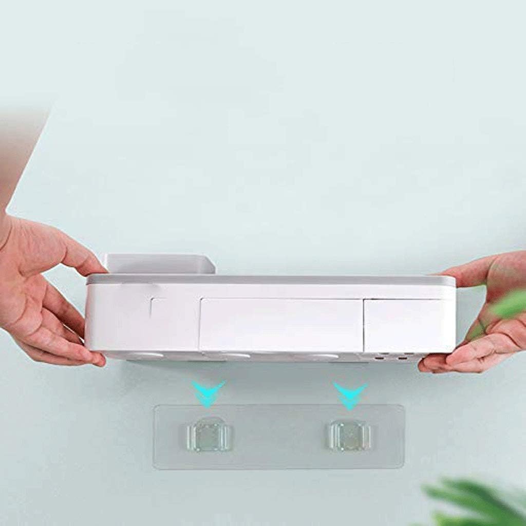 Toothbrush Cup Holder,Mouth Storage Cabinet Free Punching Magnetic Brush Tooth Box Washing