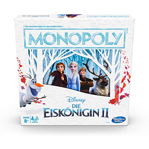 Monopoly Hasbro 61106642 Disney Die Eiskönigin 2, Brettspiel für Kinder ab 8 Jahren – Bild 3