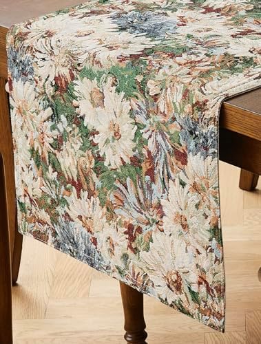 WARM HOME DESIGNS Luxury 72 Inch Floral Table Runner. DIN Mums 72 image 4