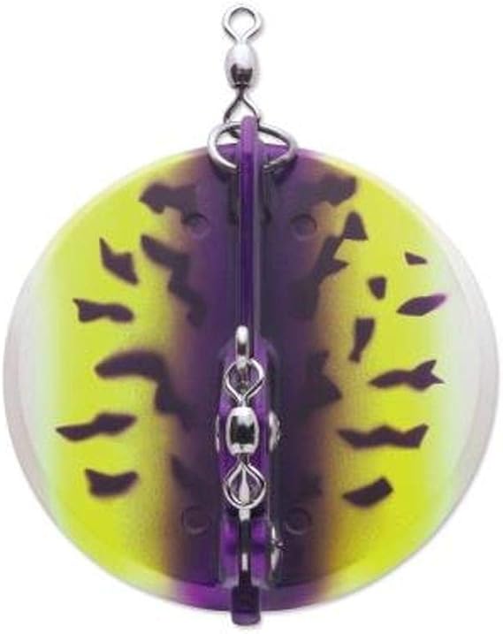 3/0 Dipsy Diver Purple Fire UV/Chrome Bottom, Downriggers Amazon Canada
