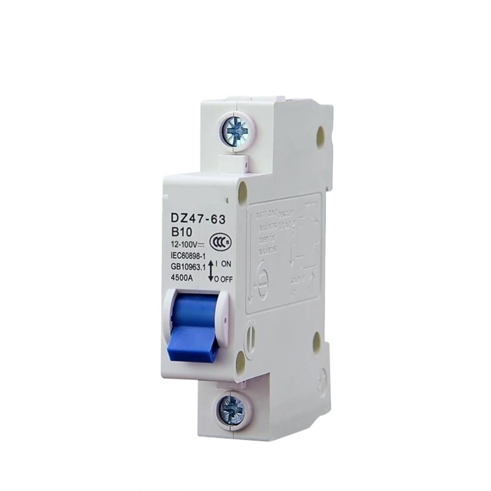 Disjoncteur de véhicule électrique contre la surchauffe batterie DC 100A Type B 1P