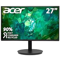 acer Vero CB272G 27 inch Full HD (1920 x 1080) Monitor - 120Hz, 1ms, IPS Panel, Adaptive Sync, 99% sRGB, HDMI, VGA