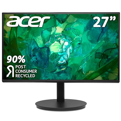 Acer Vero CB272Gbirf Monitor de 27 Pulgadas - Panel IPS, 1920 x 1080, 120Hz, AdaptiveSync, 4ms, 250 nits, 99% sRGB, HDMI 1.4, VGA