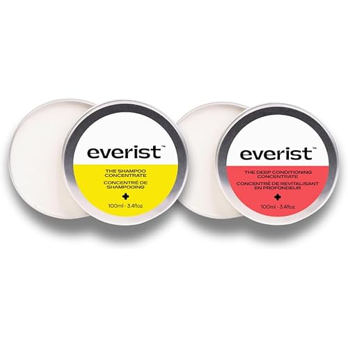 The Haircare Essentials Duo, Deep Hydration and Smoothing, Plant-based, Color-safe, 50+ Uses, 3.4 fl oz Each, Tins