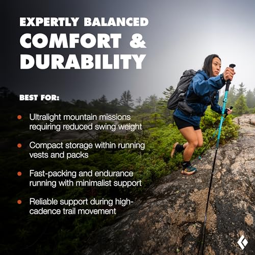 Black Diamond Distance Flz - Bastoni Pieghevoli E Ultraleggeri Per Trail Running & Escursionismo - 5