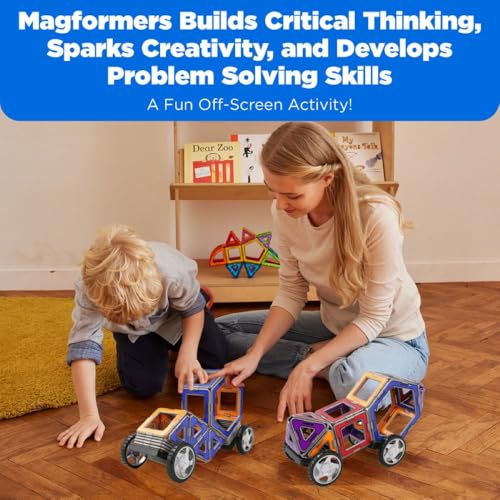 Magformers XL Cruisers Car Set, Multi Color