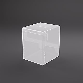 Gamegenic Bastion 100+ XL Deck Box - Compact, Secure, and Perfectly Organized for Your Trading Cards! Safely Protects 100+ Double-Sleeved Cards, White Color, Made