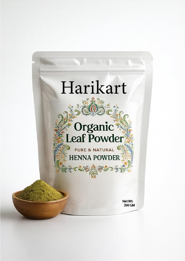 Fresh Ready To Apply Henna Paste, Pre-Soaked in Black Tea and Herbs,100% Natural Rajasthani Henna, Imparts Rich Brown Shade 200 gram-picture-51