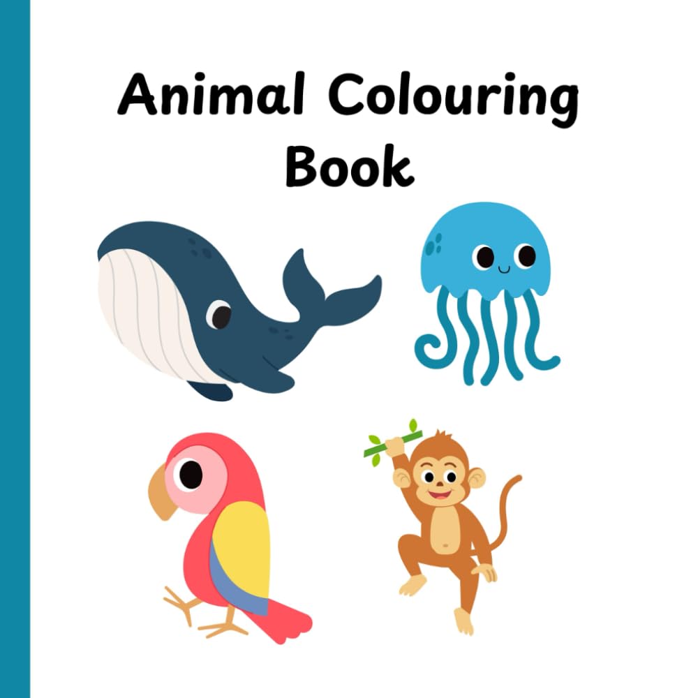 Animal Kingdom: A Kids Colouring Book