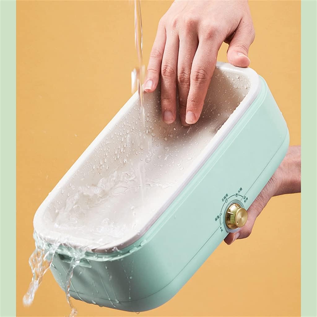 HBJWOV 500W Rice Cooker Portable Cooking Pot Insulation Food Preserver Mini Frying Pan