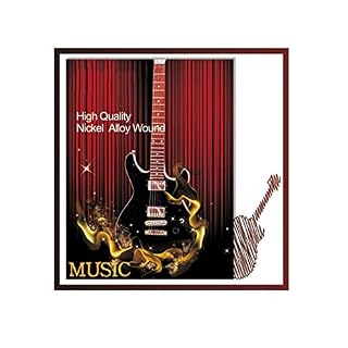 6 séries de guitare électrique en acier inoxydable mercerisé Cordes pour Guitare (Color : E101) - Les Beatles, Paul McCartney, John Lennon, RIngo Starr, George Harrison 6 séries de guitare électrique en acier inoxydable mercerisé Cordes pour Guitare (Color : E101) – Image 3