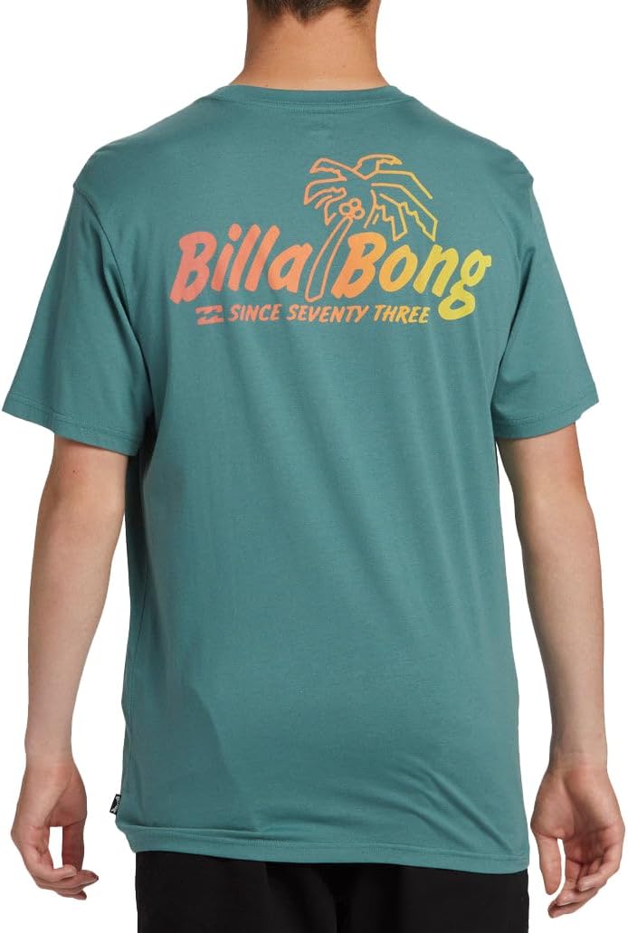 Billabong Men's Lounge Short Sleeve Graphic Tee