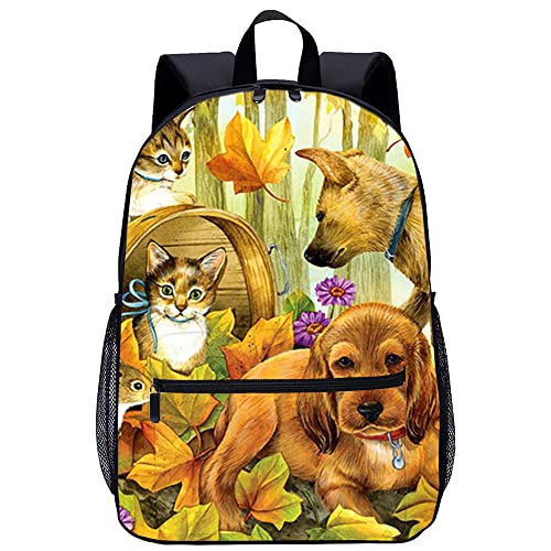Sac à dos pour enfants et adultes style Jardin des animaux pour sorties et collège
