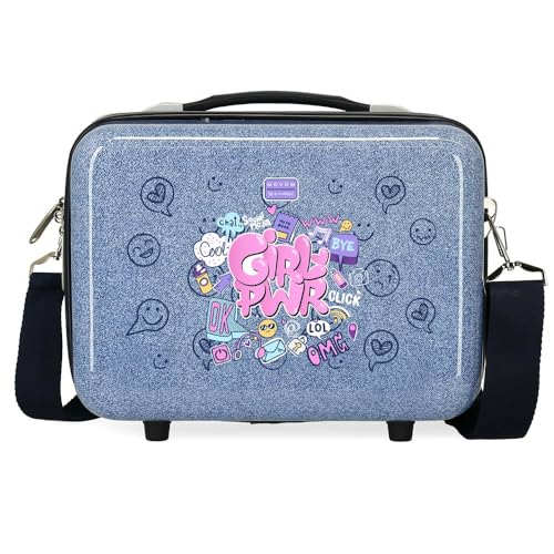 Nécesser Movom Power Girl bleu vanity case rigide ABS 29x21x15cm de 9L