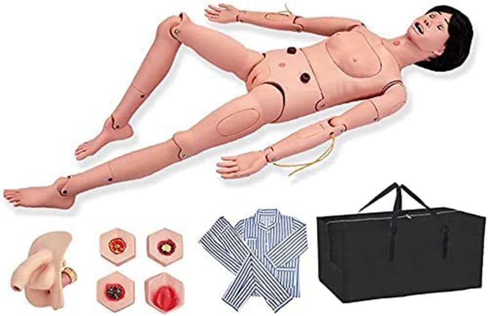 Manekin Do Ćwiczeń Pielęgniarskich Dla Kobiet, 5,5 Stopy, Manekin Medyczny Z Tworzywa Sztucznego, Model Do Nauki Pielęgniarstwa, Materiały Dydaktyczne, Naturalnej Wielkości