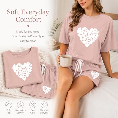 Image of SHODOX Womens Cotton Blend Printed Tshirt and Short Co-ords Set (Pack of 1)