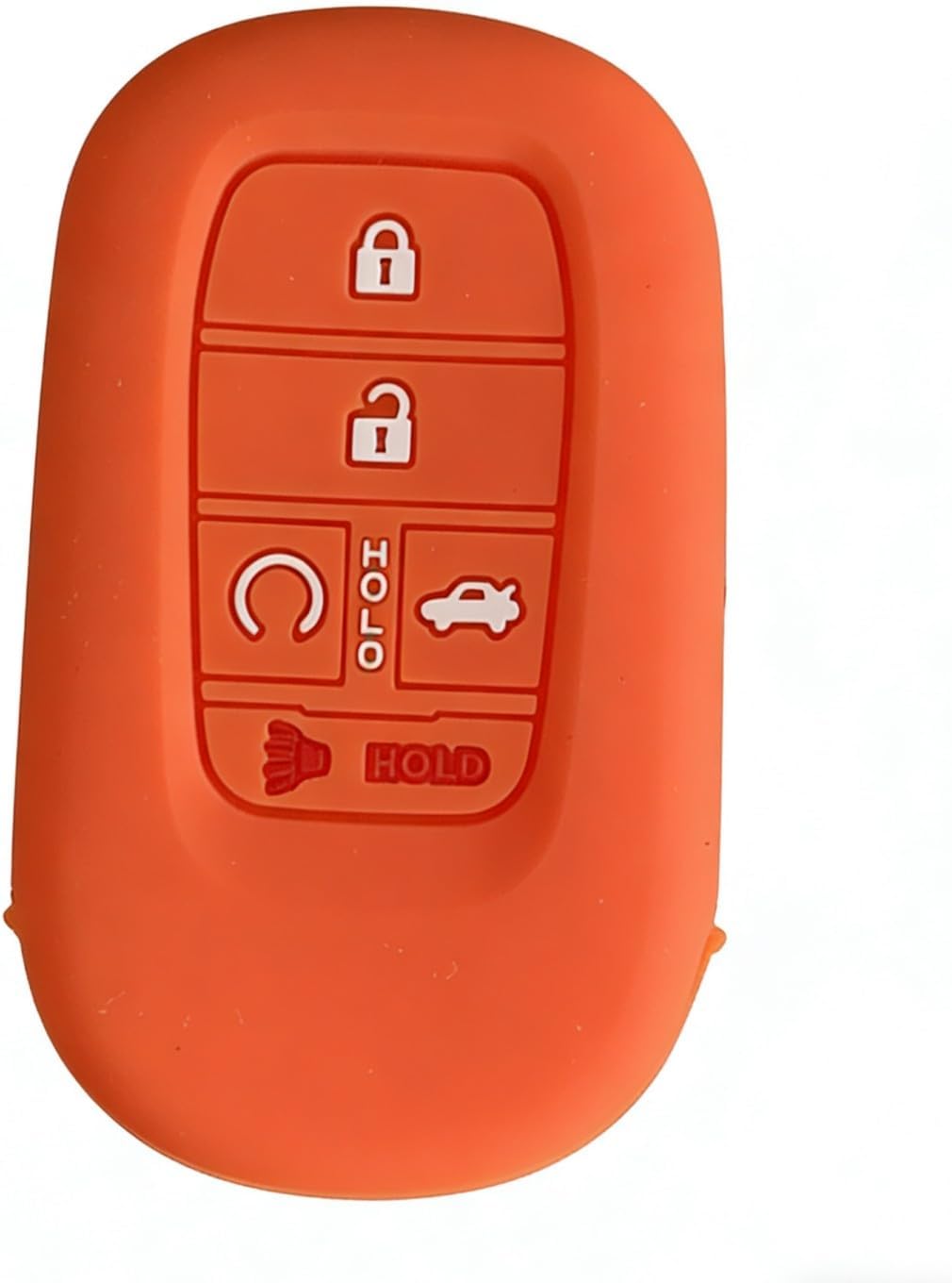 Key Fob Cover for 2022 2023 2024 2025 2026 Honda Civic Accord HR-V CR-V Pilot Sport SI EX EX-L Touring | 2026 Car Accessory | Key Protection Case (Orange) image 3