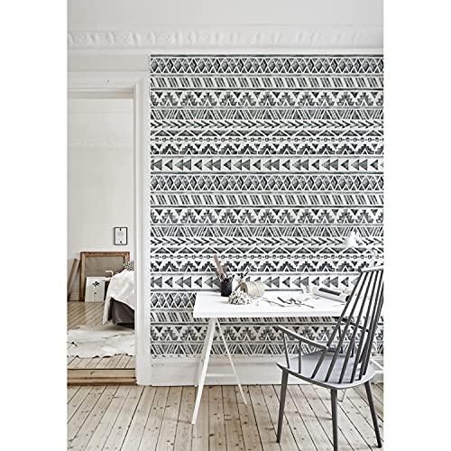 Papier peint meuble géométrique ethnique 416x254 cm Magic-Stick - 2