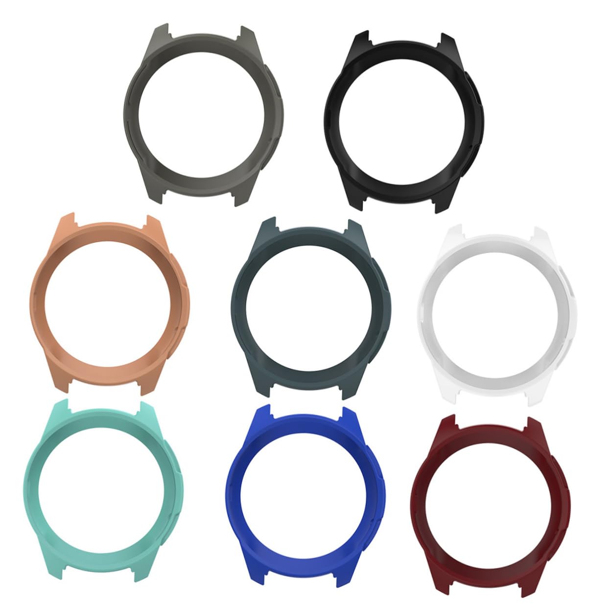 HEMOTON 24stücke Handgelenk Uhr Schutzcover Für Smartwatch Stoßfestes Transparentes Gehäuse Für Watch Frontier Kratzfest Einfach Zu Bedienen Farben