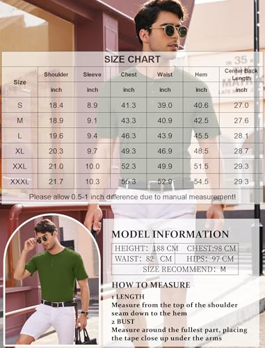 coofandy men39s 3 pack henley shirts short sleeve casual basic tees classic henley summer solid t shirts with pocket