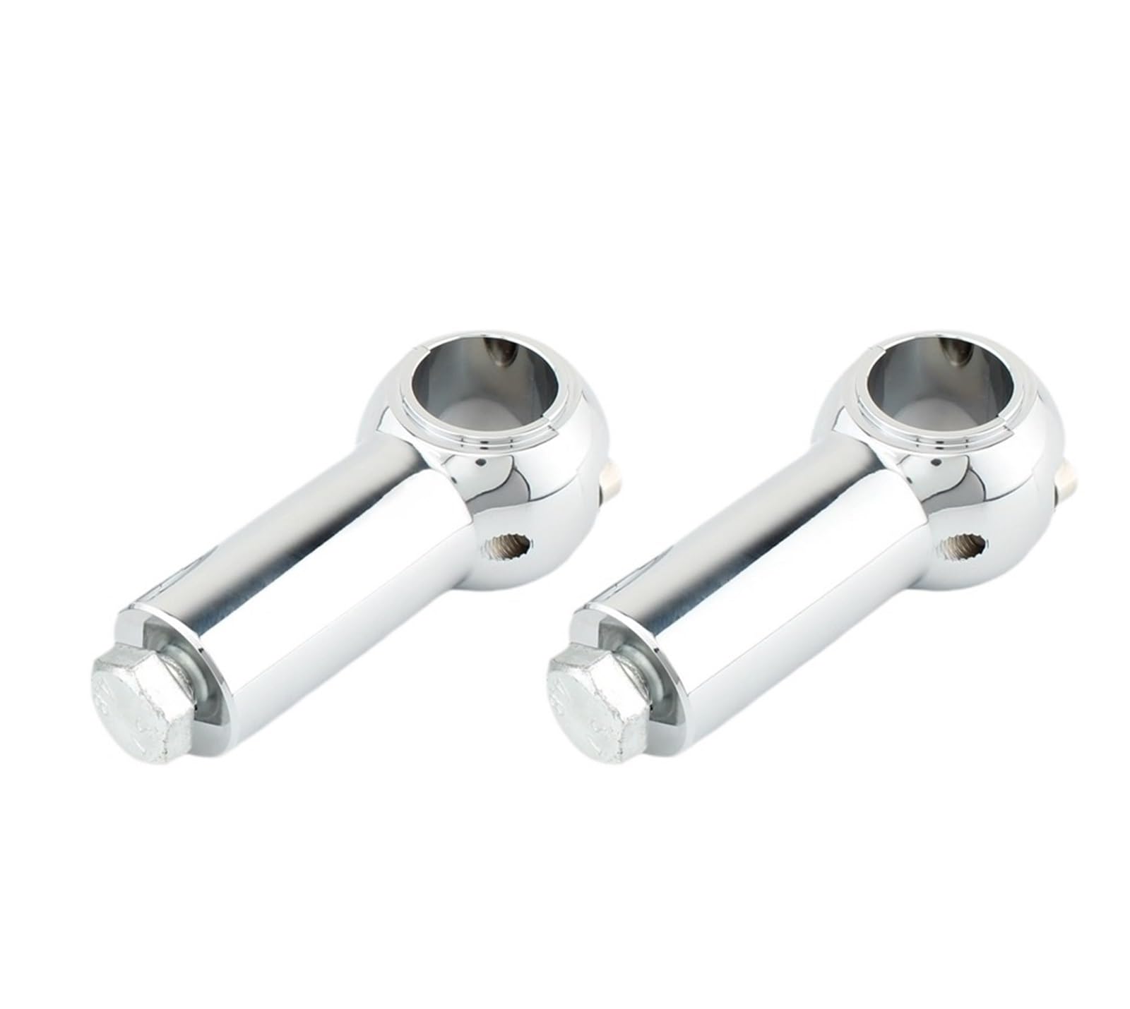 EHYSYN 2Inches 3Inches 4Inches 5Inches 25MM Fit FOR Harley Davidson Cruisers Motorcycle Handlebar Clamp Riser(Chrome 3Inches)