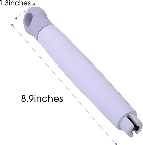 Miniatura 6 de imarku Mango extraíble para sartén de hierro fundido de panal de abeja de 10 y 12 pulgadas, reemplazo de mango desmontable, color morado