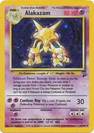 Pokemon - Alakazam (1) - Base Set 2 - Holo