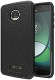 Moto Z Play Case,ANLI(TM) [Shock Absorption] Drop Protection Hybrid Dual Layer Armor Protective Case Cover for Motorola Moto Z Play Droid Black